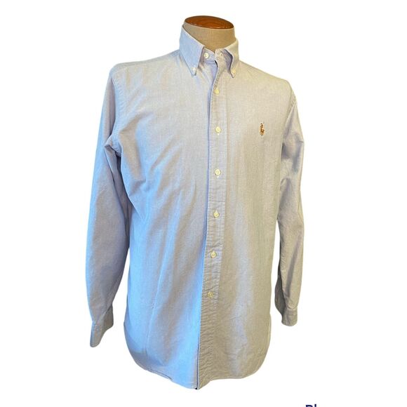 Ralph Lauren Men’s Button Down Classic Fit Shirt Sz. M Oxford Iconic Preppy - Picture 10 of 13